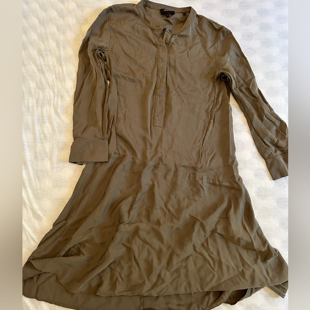 Theory silk dress sz 2